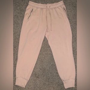 Aerie Fleece of Mind Zip Jogger Sweatpants Women’s Size Large.